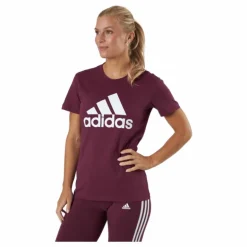 Essentials Regular T-Shirt Victory Crimson / White