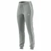 Essentials Single Jersey 3-Stripes Joggers Medium Grey Heather / White
