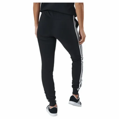 Essentials Single Jersey 3-Stripes Joggers Black