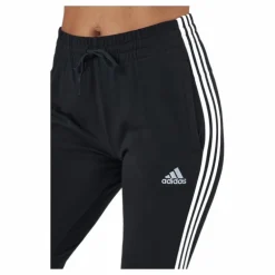Essentials Single Jersey 3-Stripes Joggers Black
