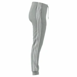 Essentials Single Jersey 3-Stripes Joggers Medium Grey Heather / White
