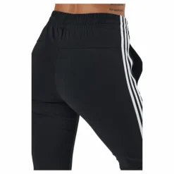 Essentials Single Jersey 3-Stripes Joggers Black