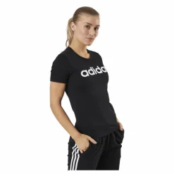 Essentials Slim Logo T-Shirt Black / White