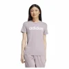 Essentials Slim Logo T-Shirt Preloved Fig / White