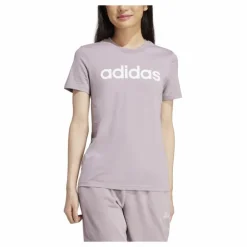 Essentials Slim Logo T-Shirt Preloved Fig / White