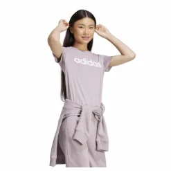 Essentials Slim Logo T-Shirt Preloved Fig / White