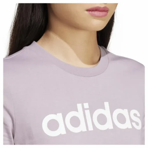 Essentials Slim Logo T-Shirt Preloved Fig / White