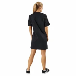 Essentials 3-Stripes Single Jersey Boyfriend Tee Dress Black