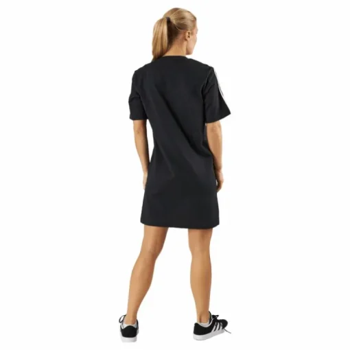 Essentials 3-Stripes Single Jersey Boyfriend Tee Dress Black