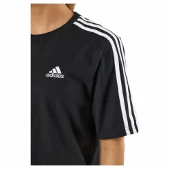 Essentials 3-Stripes Single Jersey Boyfriend Tee Dress Black