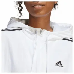 Essentials 3-Stripes Woven Windbreaker White