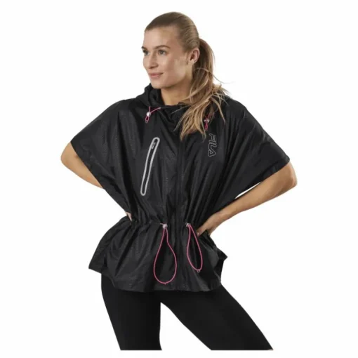 Eydie Wind Poncho Black