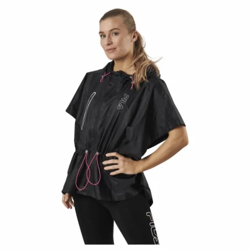 Eydie Wind Poncho Black