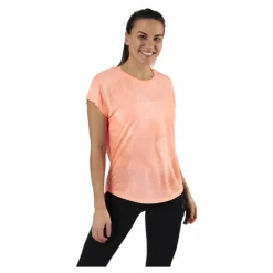 Fan Loose Burnout Ss Tee Orange