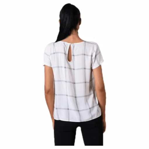 First One Ss Aop Top White
