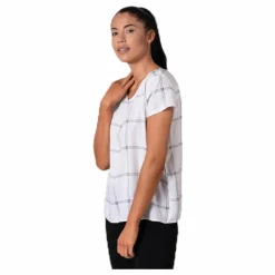 First One Ss Aop Top White