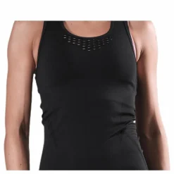 Fitness Seamless Mesh Tank Black
