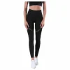Fitness Seamless Mesh Tights Black