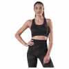 Fitness Seamless Racerback Bra Patterned/Black
