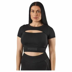 Formknit Seamless Baby Tee Puma Black-strong Gray