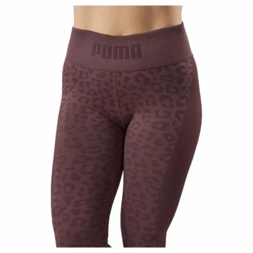 Formknit Seamless High Waist 7 Dusty Plum-leopard Print