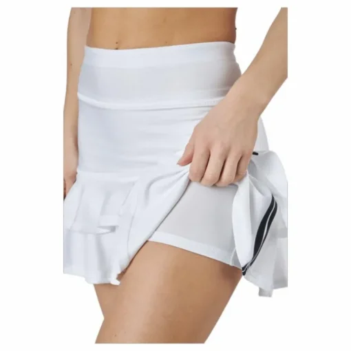 Frida Frill Skirt White