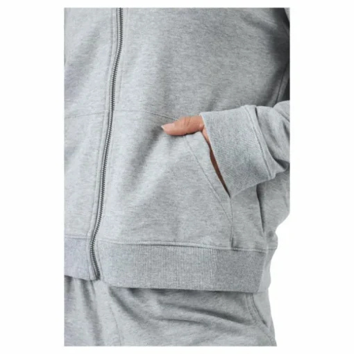 Full Zip Hoodie Grey Heather