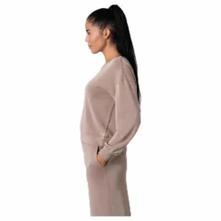 Gaia L/S V-Neck Top Swt White