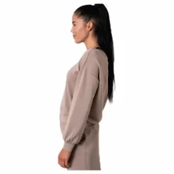 Gaia L/S V-Neck Top Swt White