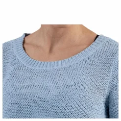 Geena Xo L/S Pullover Knt Blue