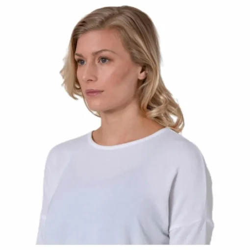 Glamour 3/4 Top Jrs White
