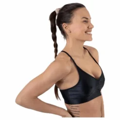 Gloss Bra Top Black