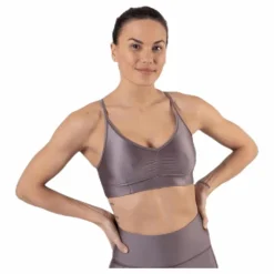Gloss Bra Top Purple