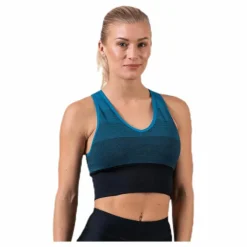 Gradient Seamless Top Blue