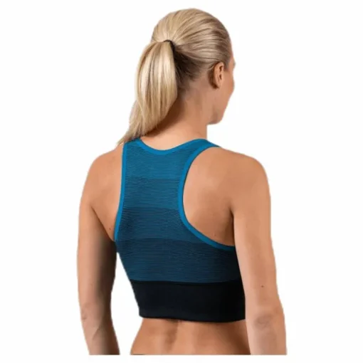 Gradient Seamless Top Blue