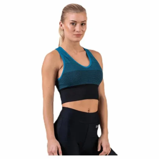 Gradient Seamless Top Blue