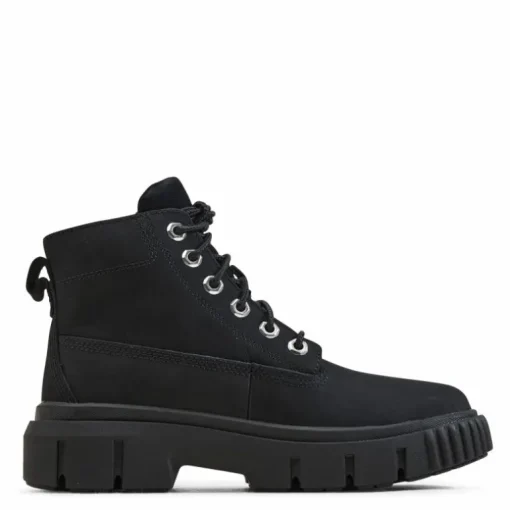 Greyfield Leather Boot Black