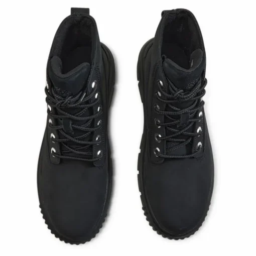 Greyfield Leather Boot Black
