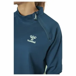 Half Zip Sweat Blue/Green