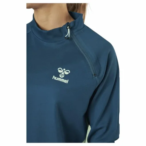 Half Zip Sweat Blue/Green