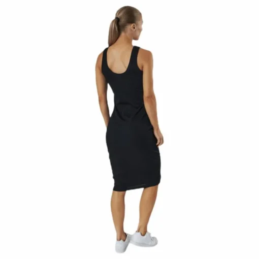 Hazel Rib Tank Dress Black