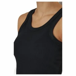Hazel Rib Tank Dress Black