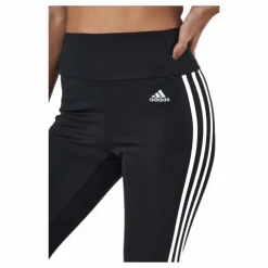 High Rise 3-Stripes 7/8 Tights Black / White