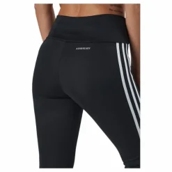 High Rise 3-Stripes 7/8 Tights Black / White