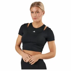 HIIT AEROREADY Crop Training T-Shirt Black
