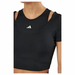 HIIT AEROREADY Crop Training T-Shirt Black