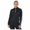 Hmlauthentic Half Zip Sweatshi Black/white