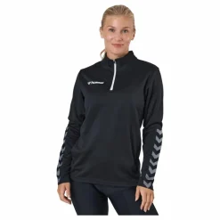 Hmlauthentic Half Zip Sweatshi Black/white