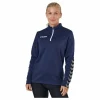 Hmlauthentic Half Zip Sweatshi Marine