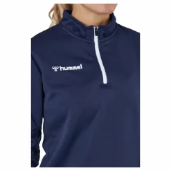 Hmlauthentic Half Zip Sweatshi Marine